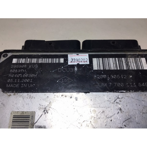 Renault Kangoo 1.9 Motor Beyni 8200150542 R04010030H DCU3R