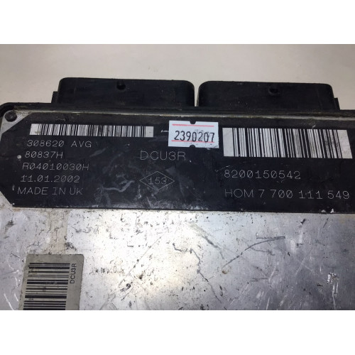 Renault Kangoo 1.9 Motor Beyni 8200150542 R04010030H DCU3R