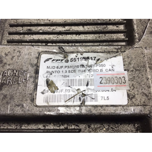 Fiat Punto 1.3 Motor Beyni MJD6JF.P3 55195817 HW01B