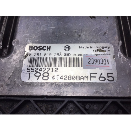 Fiat Bravo 2.0 Motor Beyni 0281019268 55247712