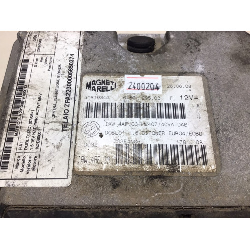 Fiat Doblo 1.6 Motor Beyni IAW4AF.G3 51819344
