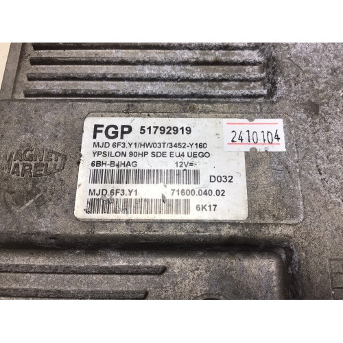 Lancia Ypsilon 1.3 Motor Beyni MJD6F3.Y1 51792919 HW03T