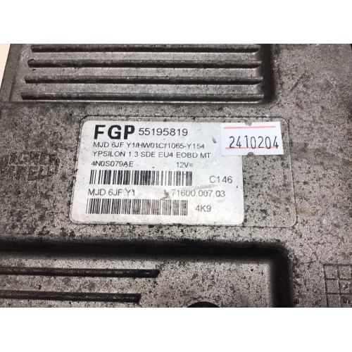 Lancia Ypsilon 1.3 Motor Beyni MJD6JF.Y1 55195819 HWO1C