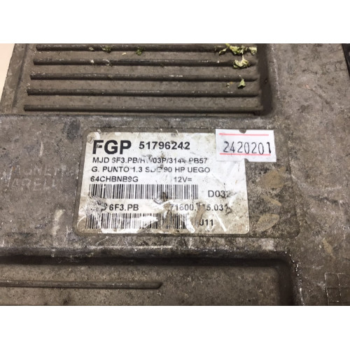Fiat Punto 1.3 Motor Beyni 51796242 MJD6F3.PB HW03P