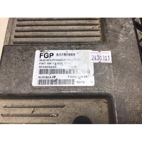 Fiat Punto Motor Beyni 51781569 HW03P MJD6F3.P7