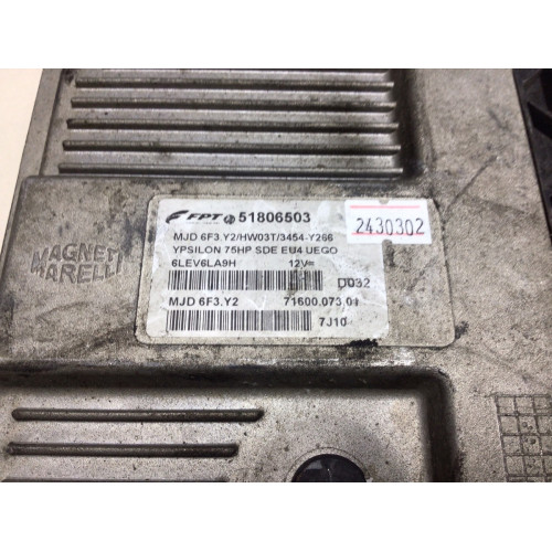 Lancia Ypsilon 1.3 Motor Beyni MJD6F3.Y2 51806503 HWO3T