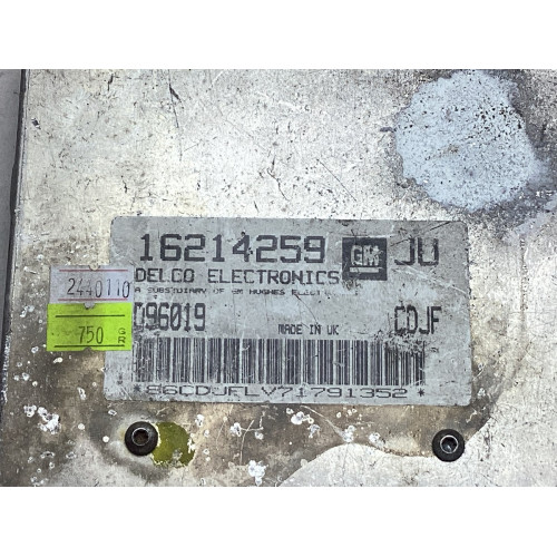 Opel Astra F 1.6 16V Motor Beyni 16214259 D96019 JU