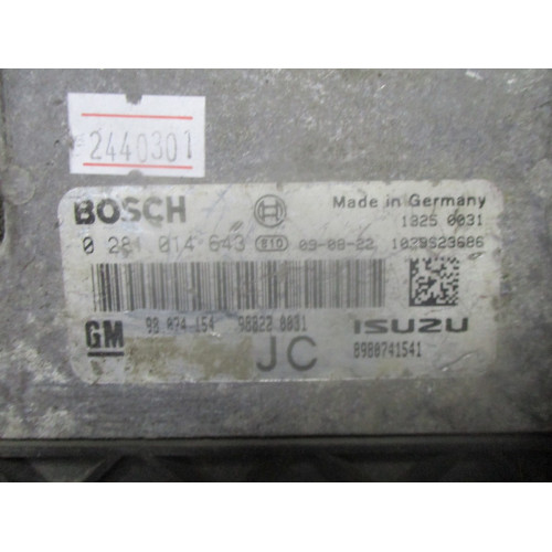 Opel Astra 1.7 Motor Beyni 0281014643 98074154