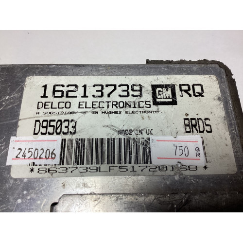 Opel Tigra 1.6 Motor Beyni 16213739 RQ D95033 BRDS