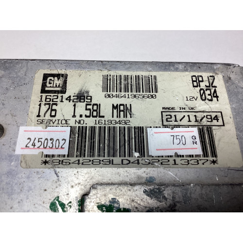 Fiat Tempra Motor Beyni 16214289 1.58LMAN