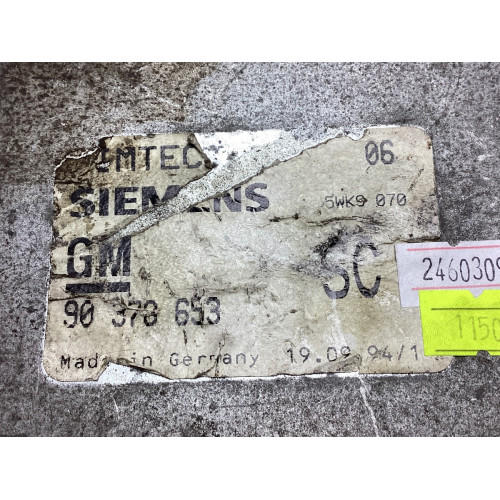 Opel Omega 2.0 Motor Beyni 90378653 SC 5WK9070 Simtec 56