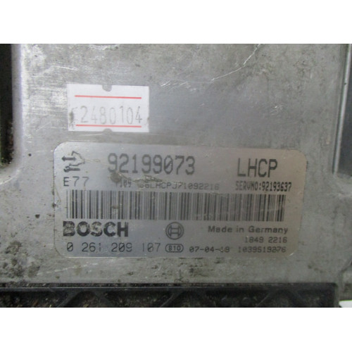 Chevrolet Captiva Motor Beyni 0261209107 92199073