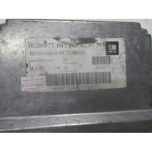 Opel Astra G 1.6 Motor Beyni 16268377 6237797