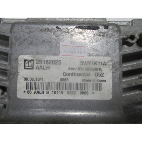 Chevrolet Spark 1.0 Motor Beyni 5WY1K11A 25182025 96958816
