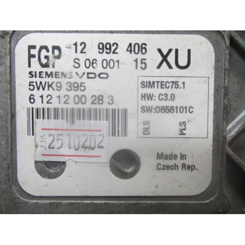Opel Astra H 1.8 Motor Beyni 12992406 5WK9395 SIMTEC75.1