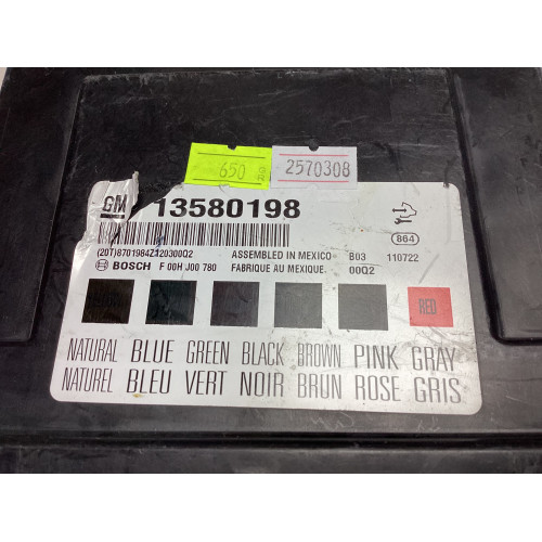 Opel BCM Kontrol Beyni 13580198