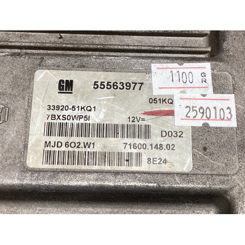 Opel Corsa Agila Suzuki Splash 1.3 Motor Beyni 55563977 33920-51KQ1 MJD 6O2.W1
