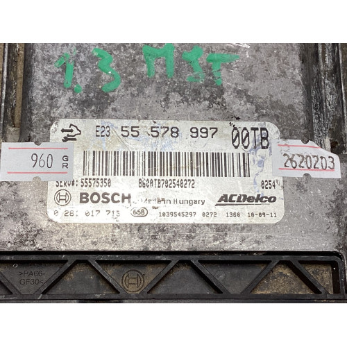 Opel Corsa Motor Beyni 0281017713 55578997 
