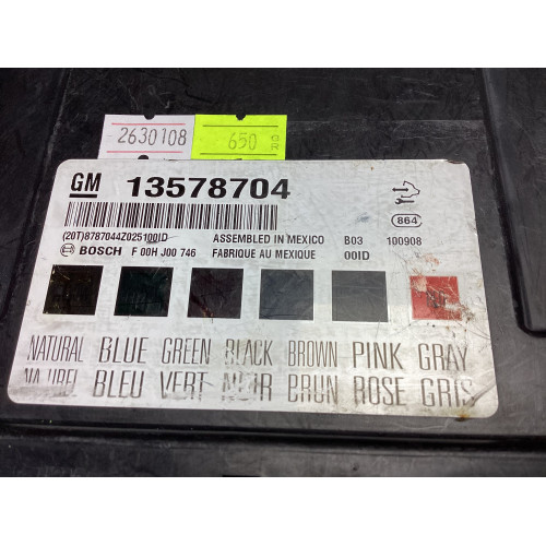 Opel İnsignia BCM Kontrol Beyni 13578704 F00HJ00746