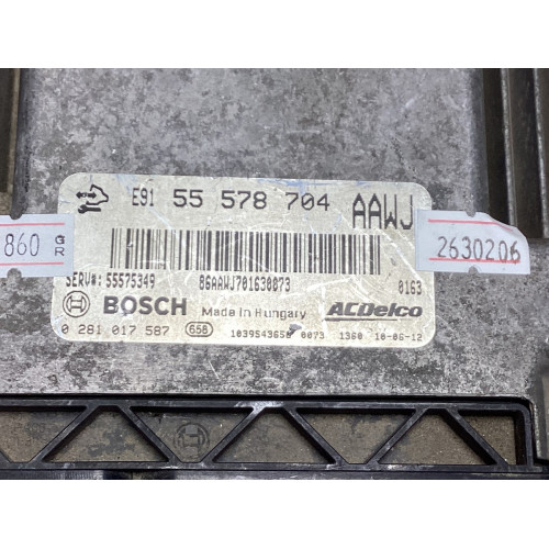 Opel Meriva 1.3 Motor Beyni 0281017587 55578704 AAWJ