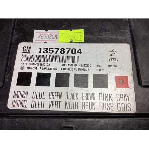 Opel İnsignia BCM Kontrol Beyni 13578704 F00HJ00746
