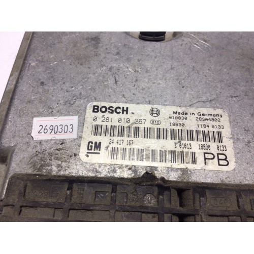 Opel Astra G 2.0 Motor Beyni 0281010267 24417167