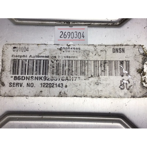 Opel Astra G 2.2 Motor Beyni 12202143 09391283BC
