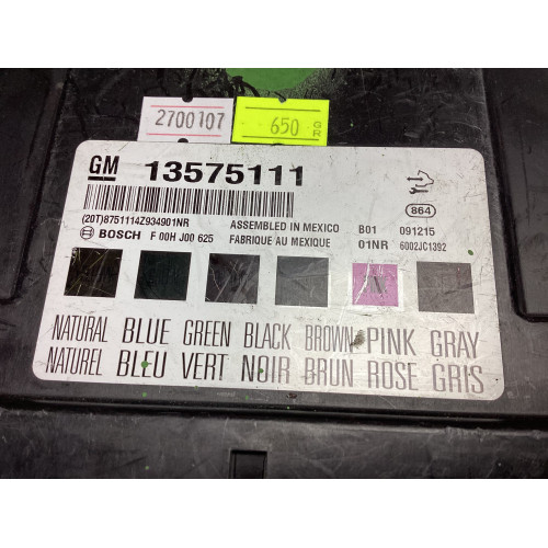 Opel İnsignia BCM Kontrol Beyni 13575111 F00HJ00625