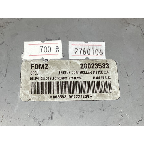 Opel Zafira Astra 1.6 Motor Beyni 28023583 FDMZ MT35E 2.4
