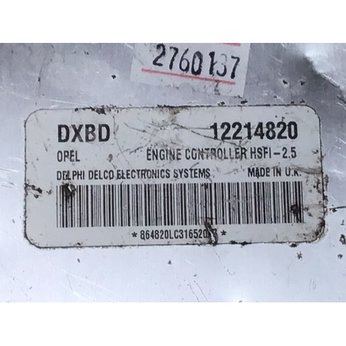 Opel Meriva 1.6 Motor Beyni 12214820 DXBD Soket Kırık