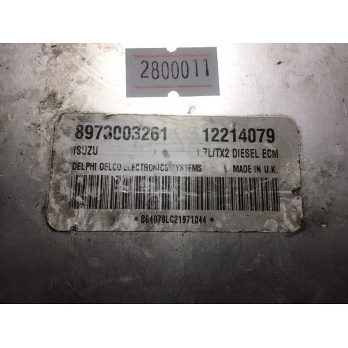 Isuzu Opel Corsa 1.7 Motor Beyni 8973003261 12214079