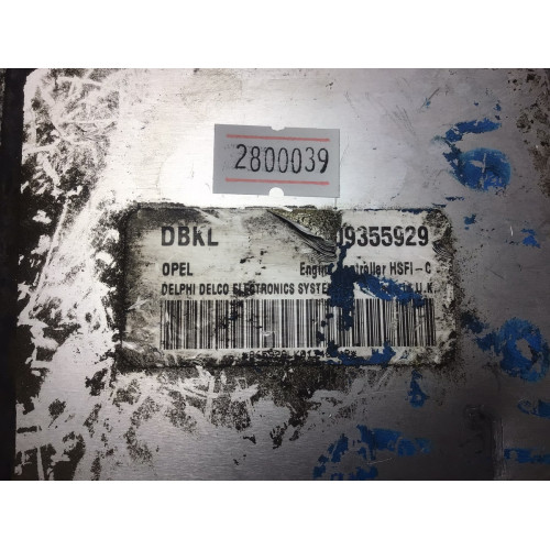 Opel Corsa G Zafira Motor Beyni 09355929 DBKL