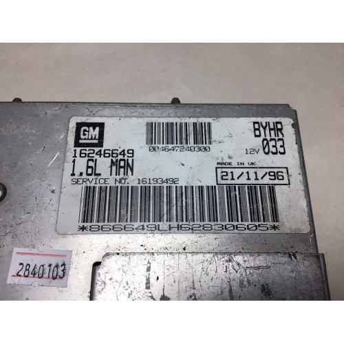 Alfa Romeo 145 1.6 Motor Beyni 16246649 1.6LMAN