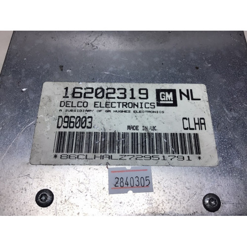 Opel Vectra B 1.6 Motor Beyni 16202319 NL