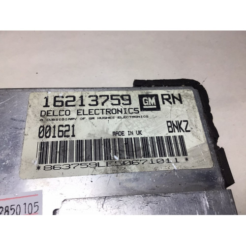 Opel Tigra 1.4 Motor Beyni 16213759 RN