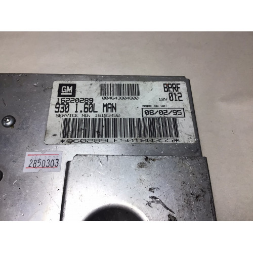 Fiat Tempra Motor Beyni 16220289 1.60LMAN