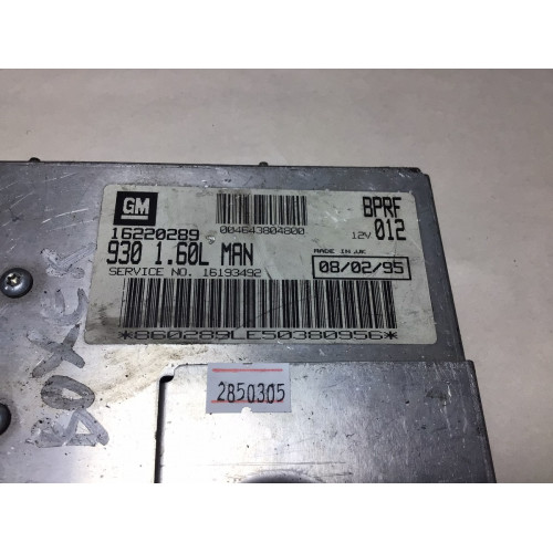 Fiat Tempra Motor Beyni 16220289 1.60LMAN