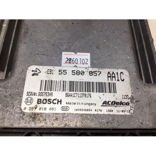 Opel İnsignia 2.0 Motor Beyni 0281018081 55580857