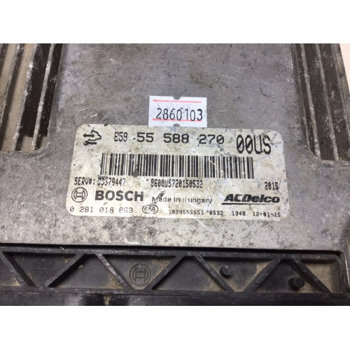 Opel Corsa D 1.3 Motor Beyni 0281018863 55588270