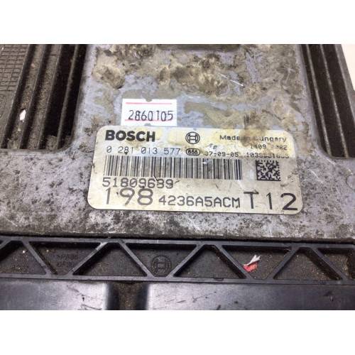 Fiat Bravo 1.9 Motor Beyni 0281013577 51809689