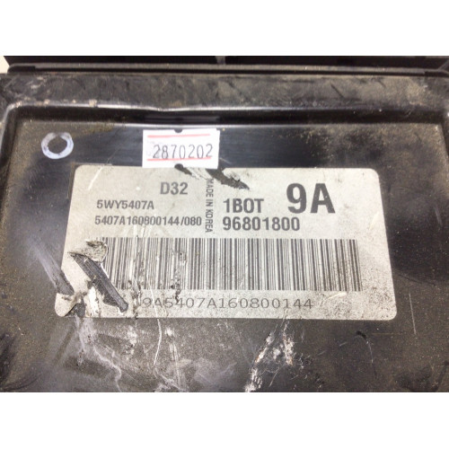 Daewoo Matiz Motor Beyni 5WY5407A 96801800 1B0T