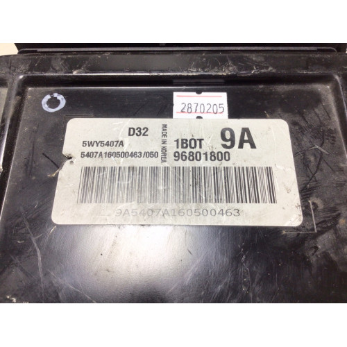 Daewoo Matiz Motor Beyni 5WY5407A 96801800 1B0T