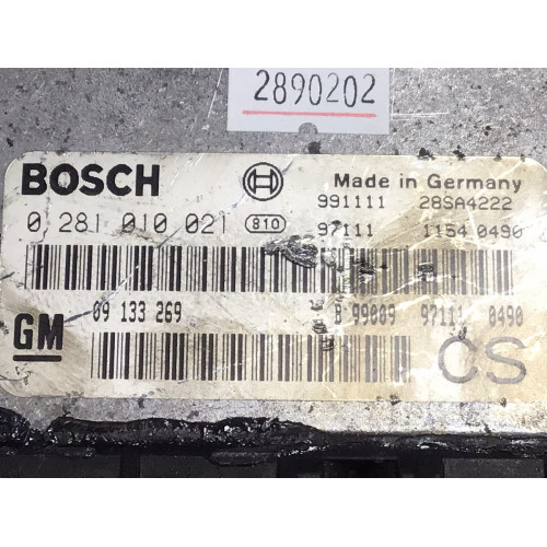 Opel Zafira 2.0 Motor Beyni 0281010021 09133269 CS