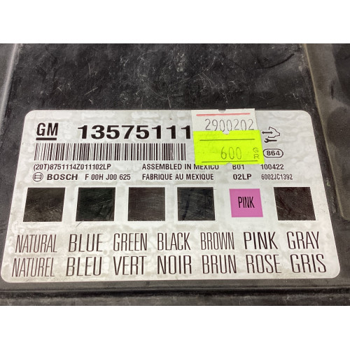 Opel İnsignia BCM Kontrol Beyni 13575111 F00HJ00625