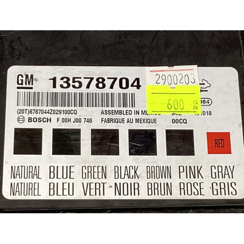 Opel İnsignia BCM Kontrol Beyni 13578704 F00HJ00746