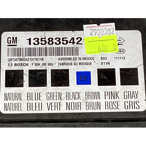 Opel İnsignia BCM Kontrol Beyni 13583542 F00HJ00906