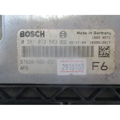 Honda Accord 2.2 Motor Beyni 0281012583 37820-RBD-E91