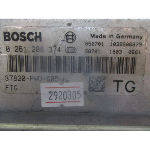 Honda Jazz 1.2 Motor Beyni 0261208374 37820-PWD-G05