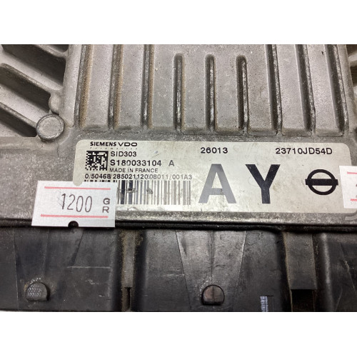 Nissan Qashqai 1.5 DCI Motor Beyni 23710JD54D S180033104A