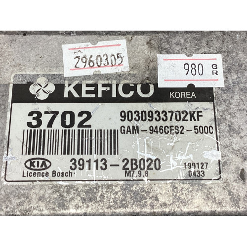 Hyundai Kia Soul 1.6 Motor Beyni 39113-2B020 GAM-946CFS2-5000 M7.9.8
